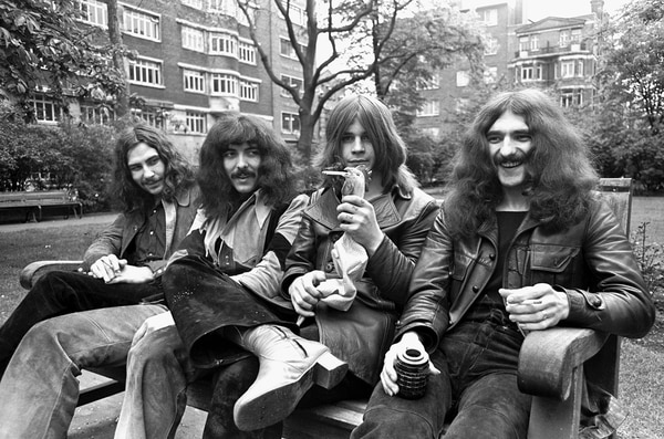 Black Sabbath, 1970: Bill Ward, Tony Iommi, Ozzy Osbourne, y Geezer Butler (Chris Walter/WireImage)