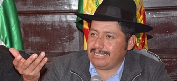 El gobernador de Chuquisaca, Esteban Urquizu. (Gobernación de Chuquisaca)