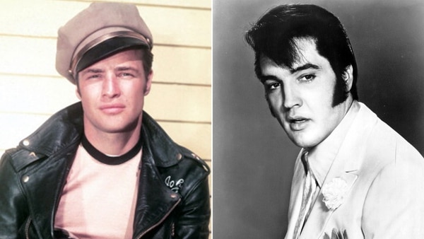 Elvis Presley y Marlon Brando, dos de los galanes más importantes de la historia de Hollywood