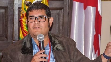 El secretario de Hidrocarburos de la Gobernación de Chuquisaca, Felipe Molina. 