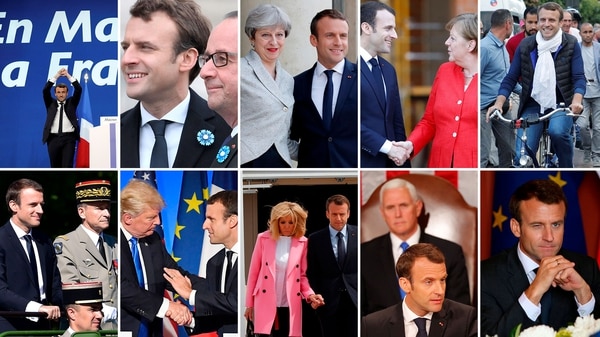 Emmanuel Macron cumple un año como presidente de Francia