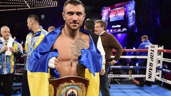 Lomachenko conquistó el cinturón de la categoría ligero de la AMB