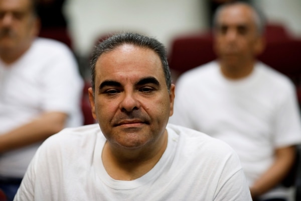 El ex presidente de El Salvador Elias Antonio Saca durante la audiencia por sus cargos de corrupción en El Salvador (REUTERS /Jose Cabezas)