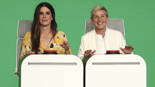 Sandra Bullock y Ellen DeGeneres, durante su participación en The Ellen Show