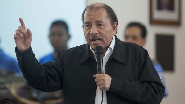 Daniel Ortega durante el diálogo en Nicaragua (EFE)