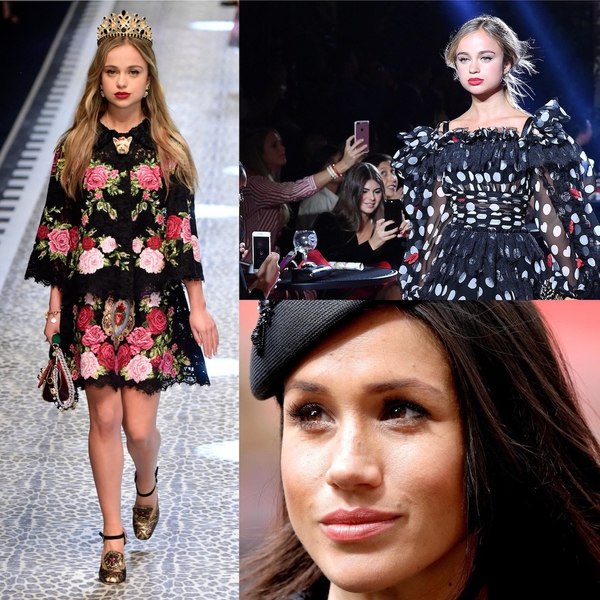 Lady Amelia ha desfilado las pasarelas de Dolce & Gabbana y triunfa como influencer en el mundo de la moda. Fuentes cercanas a la it-girl aseguran que podría haber sido excluida del evento real por temor a que opaque a la novia