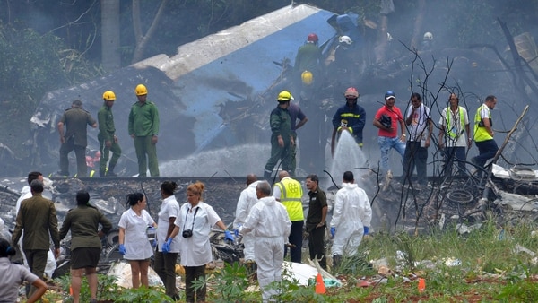 El avión Boeing 737 se estrelló poco después de despegar en La Habana (AFP)
