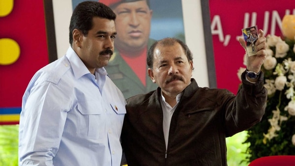 Nicolás Maduro y Daniel Ortega (EFE)