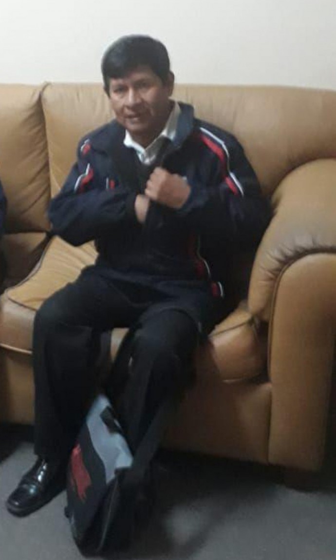 Ángel Mamani presentó su renuncia al cargo de la Jefatura de Límites de Chuquisaca. FOTO: CORREO DEL SUR