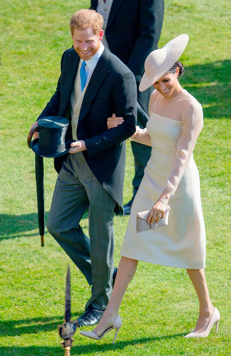 El Príncipe Harry y su esposa Meghan, duques de Sussex, asisten a la fiesta de cumpleaños del Príncipe de Gales en el Palacio de Buckingham en Londres.