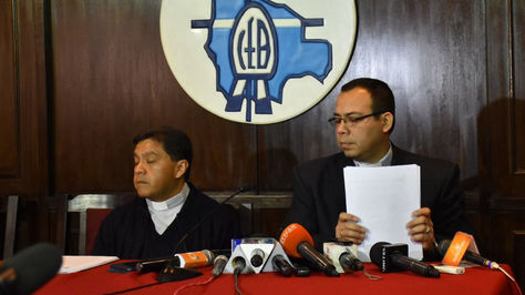 Miembros de la directiva nacional de la Conferencia de Religiosas y Religiosos se pronuncian sobre el caso de la monja del asilo San Ramón. Foto: APG