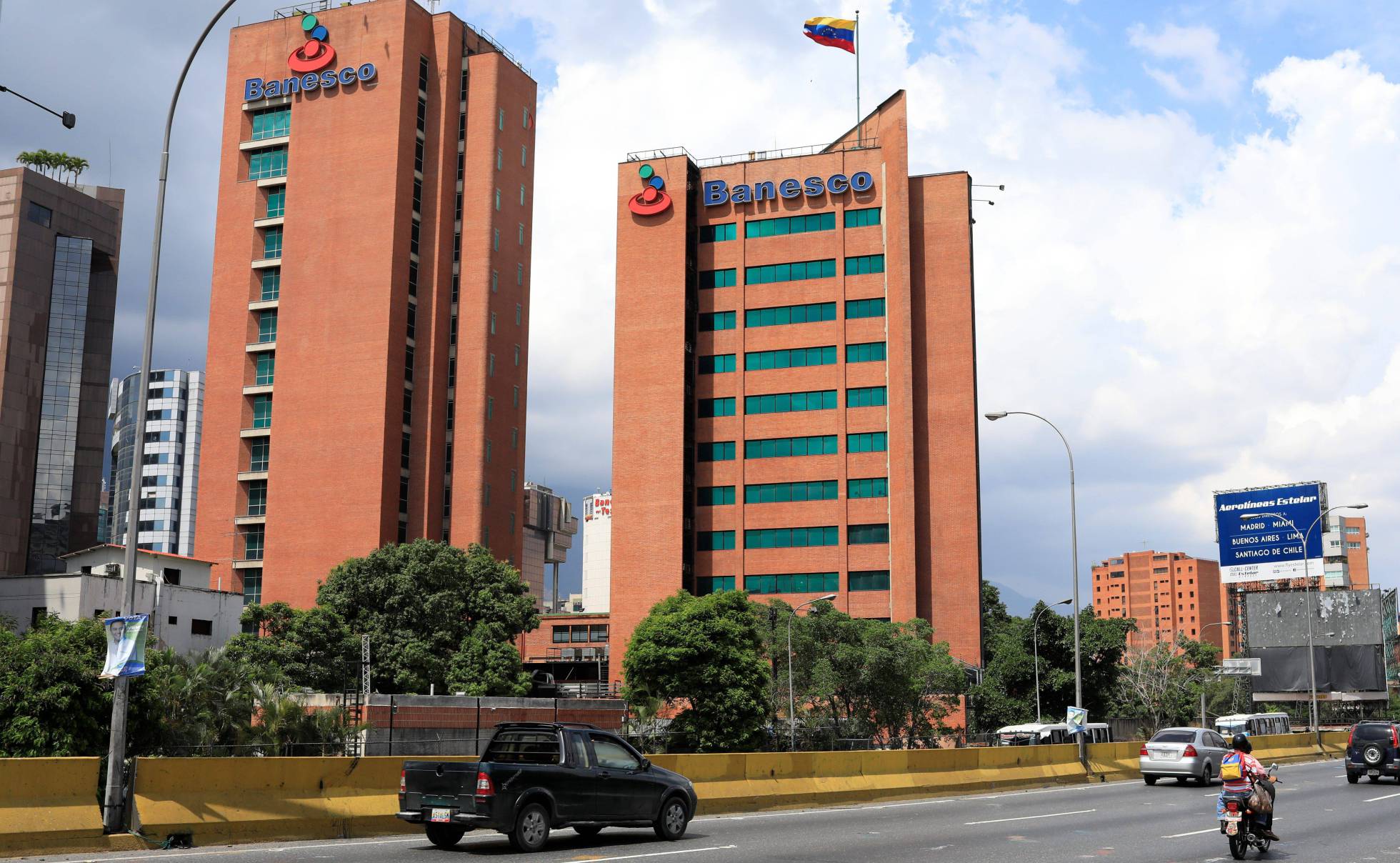 La sede de Banesco en Caracas. 