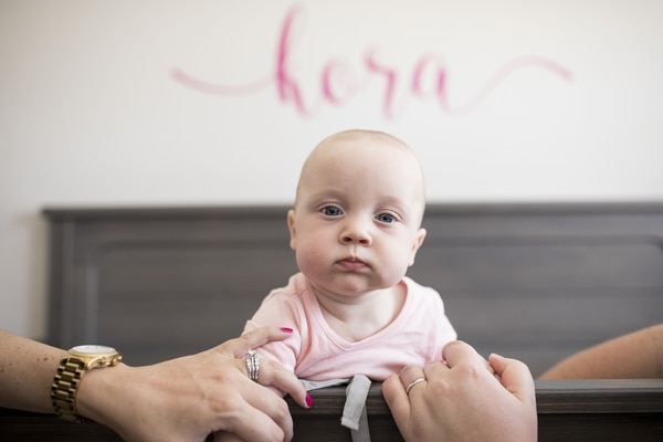 Kora Kellner necesitaba una cirugía antes de su nacimiento para quitar un tumor (The Washington Post / Jenn Ackerman)