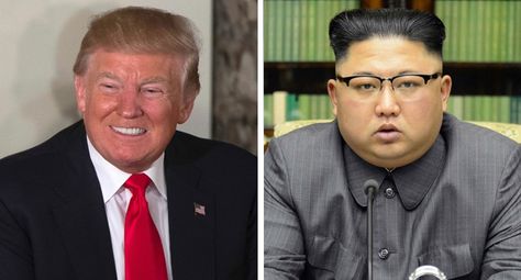 Donald Trump (izq.) y Kim Jong Un debían reunirse el 12 de junio en Singapur