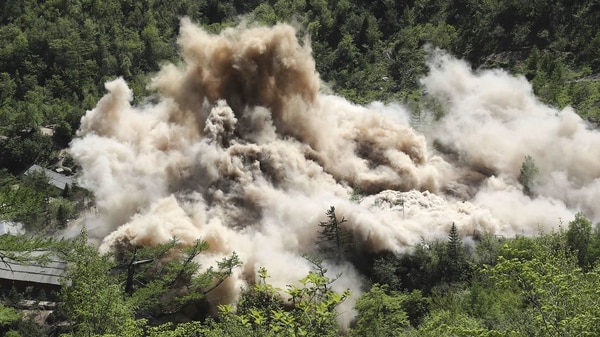 La demolición fue anunciada luego de que las dos Coreas firmaran una declaración (AP)