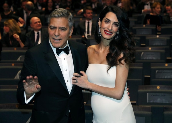 George Clooney y su esposa Amal