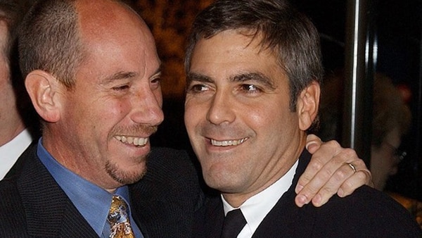 Clooney con su primo Miguel Ferrer