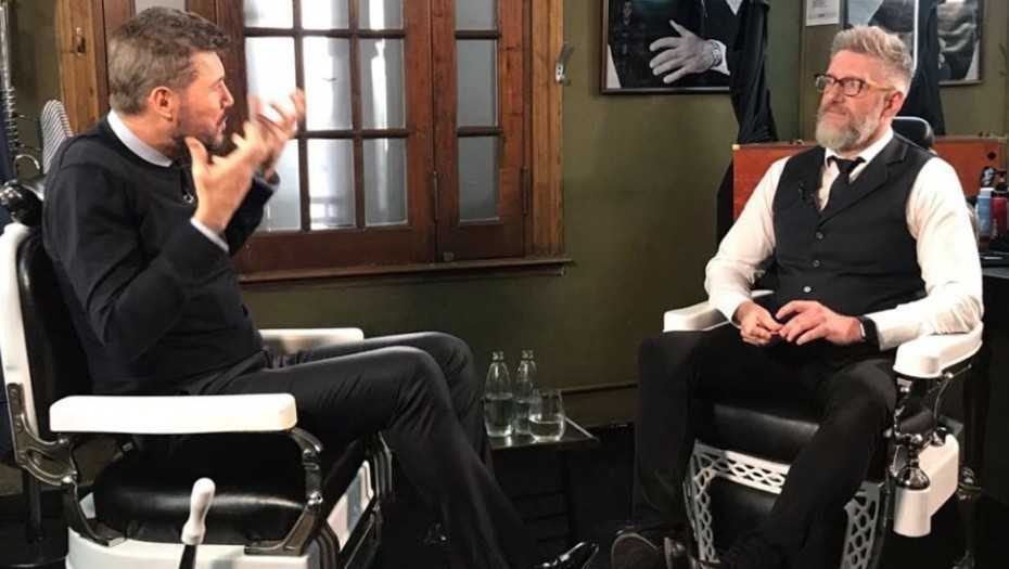 Marcelo Tinelli en el mano a mano con Luis Novaresio
