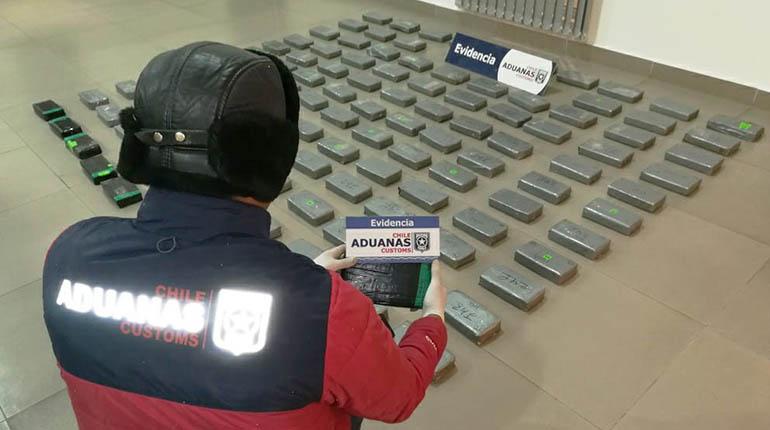 La cocaína encontrada en el camión. | Los Tiempos