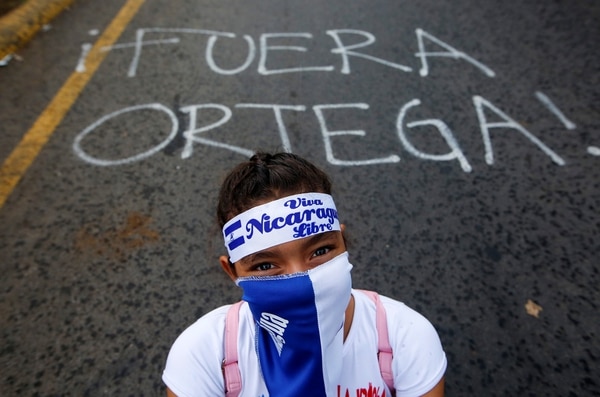 Los manifestantes piden la renuncia de Ortega (REUTERS/Oswaldo Rivas)