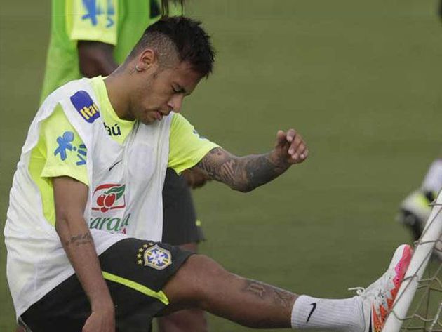 ¡Neymar fue separado del entrenamiento de la 
