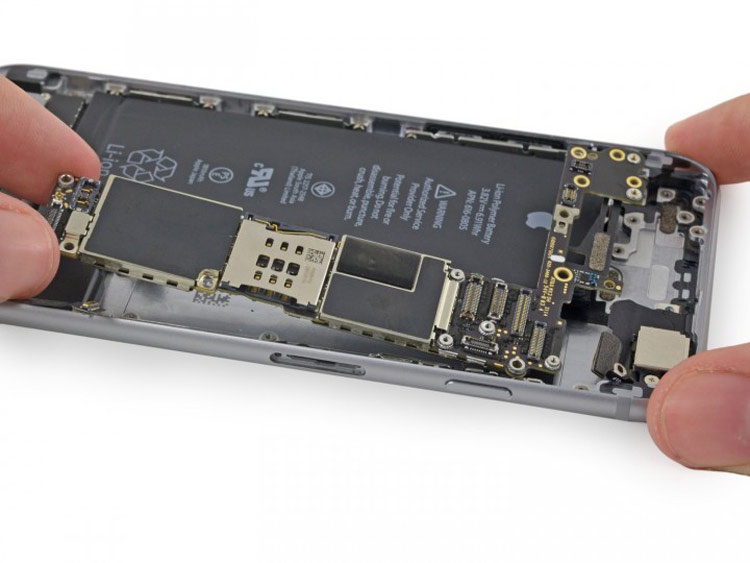 Chip de memoria de un iPhone