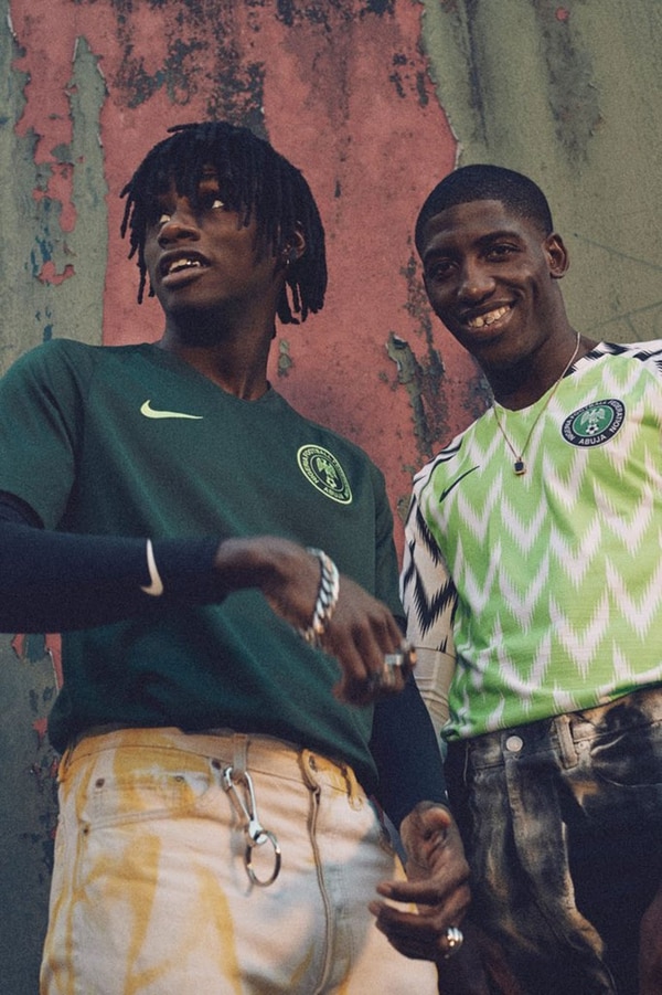 Así son las dos camisetas que usará Nigeria en el Mundial