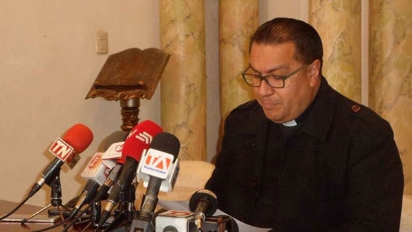 Jofre Astudillo, secretario de Comunicación de la Iglesia de Cuenca, presentó la suspensión de Cordero Moscoso