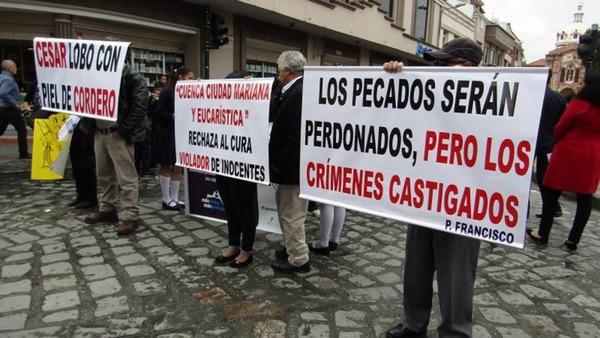 La semana pasada hubo protestas en Cuenca contra César Cordero Moscoso