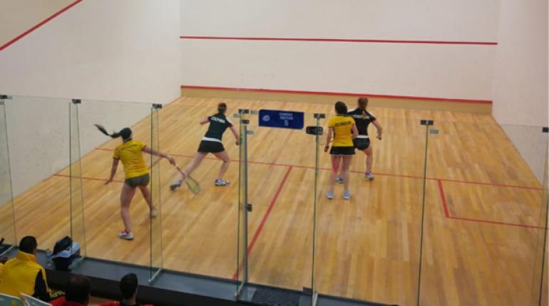 Las representantes colombianas en cancha. | Tierra de Campeones