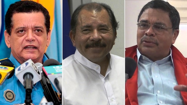 Francisco Díaz, Daniel Ortega y Francisco López
