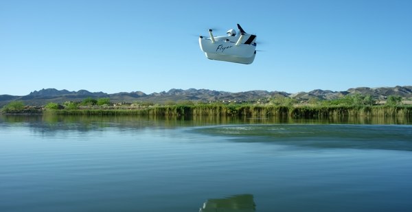 El Kitty Hawk “Flyer” durante su vuelo de prueba (AFP/ Kitty Hawk Corporation)