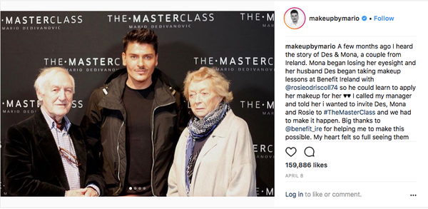 En su cuenta de Instagram, el maquillador de Kim Kardashian compartió la historia de Des y Mona.