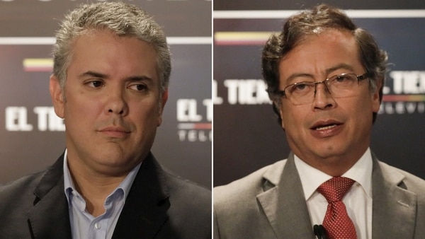 Iván Duque y Gustavo Petro se disputarán el próximo 17 de junio en segunda vuelta la presidencia de Colombia.