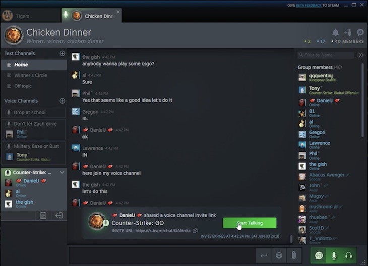 Steam