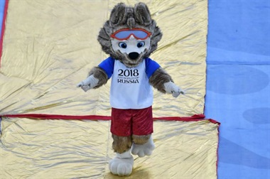El lobo Zabivaka ganó con el 57% de los votos en 2016