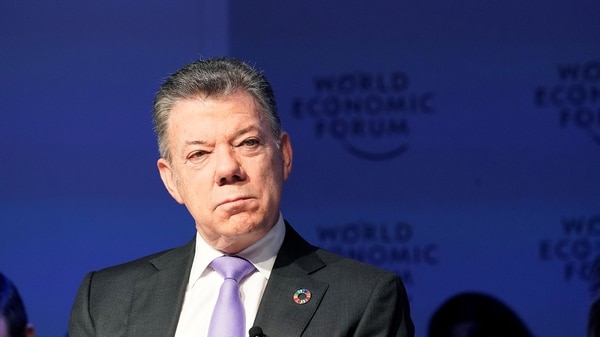 El presidente saliente Juan Manuel Santos, impulsor del acuerdo de paz con las FARC (Reuters)