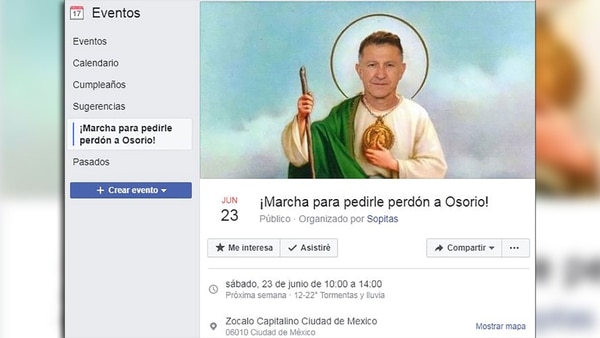 El técnico mexicano con el atuendo de San Judas Tadeo.