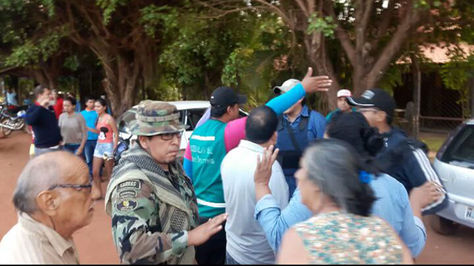 La población en San Matías protestó por el accionar de la Felcc