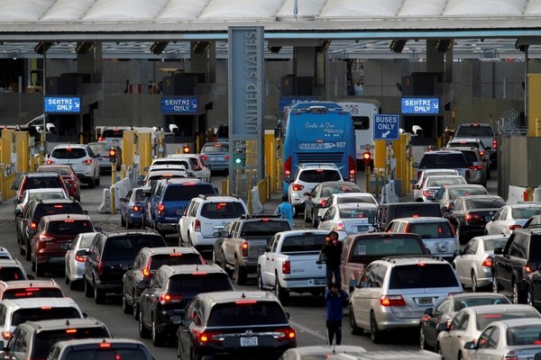 La frontera entre Tijuana y San Diego (Foto: Reuters)