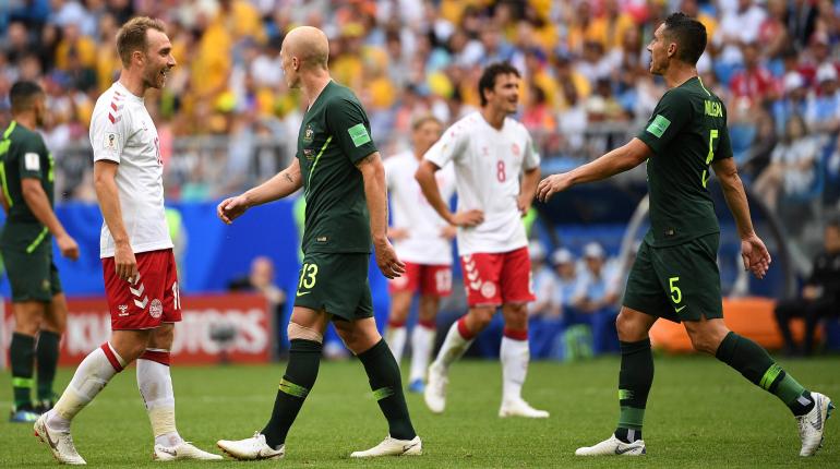 Dinamarca Vs. Australia. | AFP