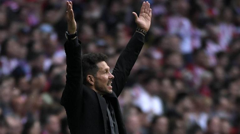 técnico del Atlético de Madrid Diego Pablo Simeone. | Foto archivo | AFP
