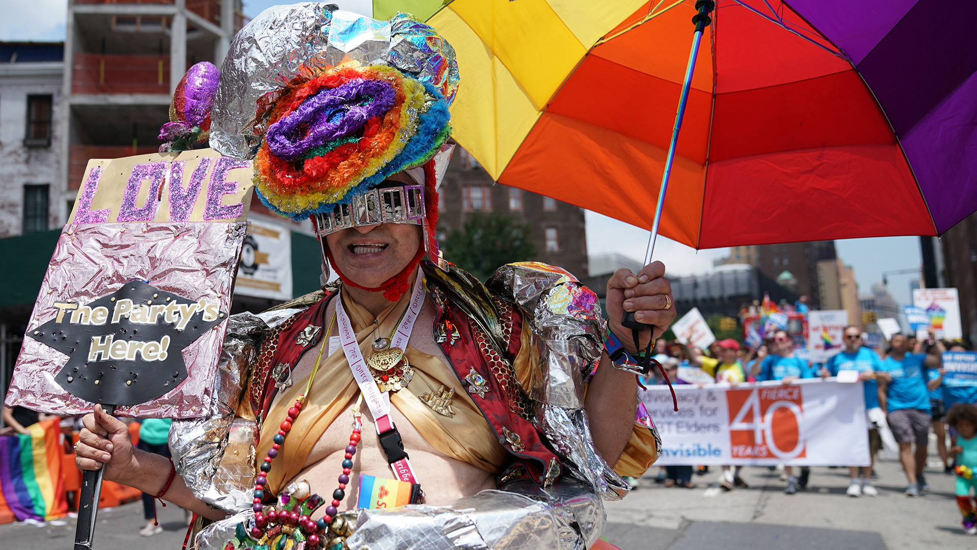 Una colorida marcha en Nueva York (AFP)
