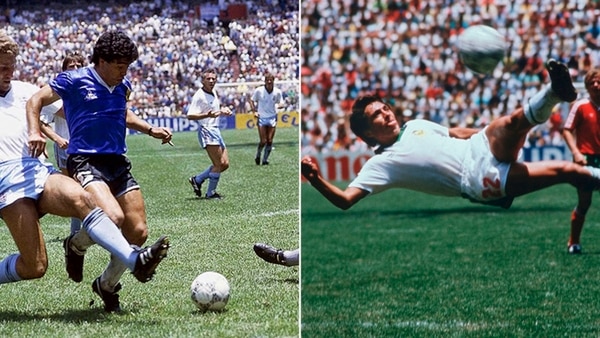 El argentino Diego Maradona y el mexicano Manuel Negrete fueron parte del Mundial de México 86