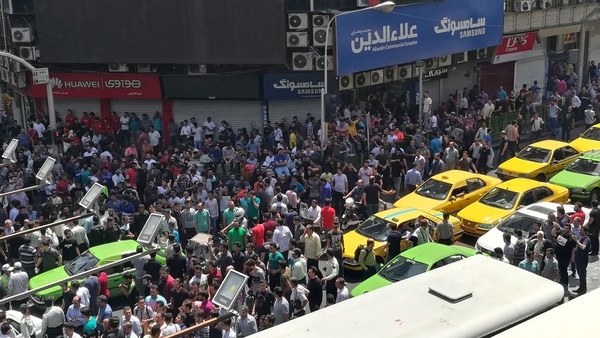 “No a Gaza, no al Líbano”, reclaman los manifestantes (AFP)