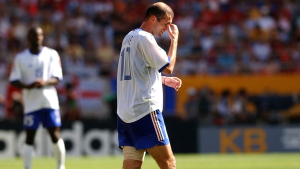 La frustración de Zidane durante el Mundial de 2002
