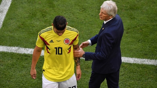 Pékerman consuela a James Rodriguez