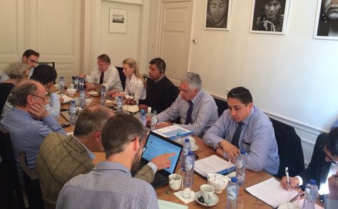 El equipo jurídico nacional e internacional se reúne en La Haya para la defensa del Silala. Foto:Cancillería
