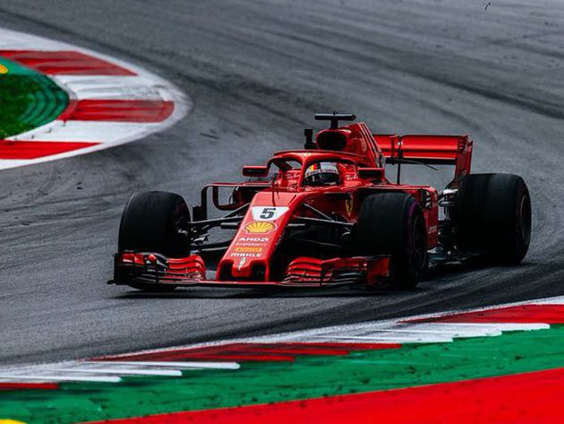sebastian vettel domina los entrenamientos libres en austria con su ferrari sebastian vettel domina los entrenamientos libres en austria con su ferrari