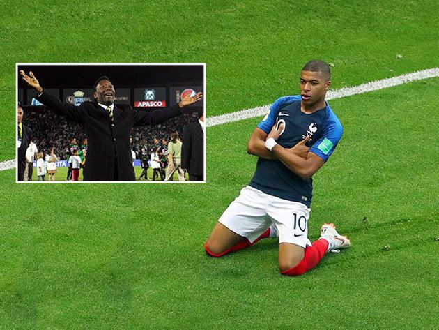 Mbappé alcanzó una marca en Mundiales desde que lo hizo Pelé Mbappé alcanzó una marca en Mundiales desde que lo hizo Pelé